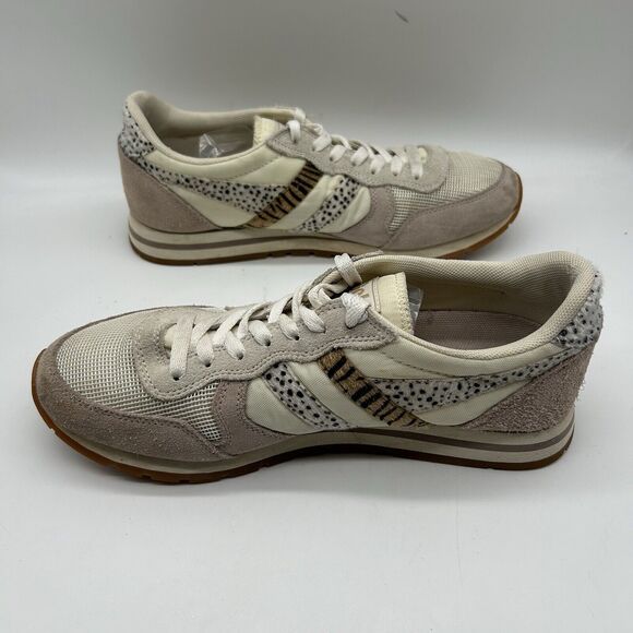 Gola Women’s Daytona Safari Sneakers Size 10 Animal Print Suede Mesh Fabric - Picture 7 of 12